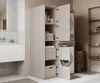 Hoge kast voor badkamer, geschikt voor wasmachine en droger Productafbeelding-voorbeeld 4