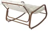 A rocking chair on a white background. Voir les images du produit