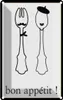 vianmo Blechschild 30x20 cm Bon appetit! Produktbild-Vorschau 1