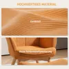 Fauteuil HOMCOM avec repose-pieds, fauteuil à oreilles à Voir les images du produit 4