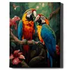 Oh Art! – Malen nach Zahlen Set Papageien – 40x50cm, mit Produktbild-Vorschau 1