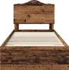 vidaXL Bettrahmen mit Kopfteil Altholz 100 x 200 cm Produktbild-Vorschau 7