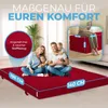 ELONEO Klappmatratze, Gästematratze, 3-teilige Produktbild-Vorschau 2