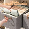 3pcs faltbare Aufbewahrungsboxen mit Griff, 48×28×20 cm, Produktbild-Vorschau 3