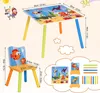 WOLTU 3tlg. Kindertisch SG003 Kindersitzgruppe mit 2 Stühle Produktbild-Vorschau 3