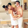 Relaxdays Waschbeckenunterschrank, 2 Fächer, Schiebetüren, Produktbild-Vorschau 3
