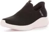 A single black Skechers slip-on sneaker with a white sole is shown against a white background. Náhľad obrázku produktu