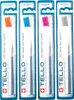 5x TELLO Brush Medium 3940 - Zahnbürste - Medium Borsten Produktbild-Vorschau 4