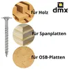 DMX - Tellerkopfschrauben 5x60 - Konstruktionsschrauben - Produktbild-Vorschau 5
