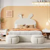 A child's bedroom with a bed, nightstands, and decor. Anteprima dell’immagine prodotto