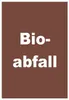 Bioabfall Mülltrennung Schild mit Text hochkant A0 Produktbild-Vorschau 1