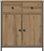 vidaXL Credenza Artisan in rovere 70x30x80 cm materiale a Anteprima dell’immagine prodotto 3