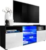 Komodee | TV-Schrank mit 3 Glasböden und 2 Türen Urbino, Produktbild-Vorschau 1