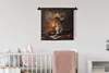 MuchoWow® Wandteppich Wandbehang Geige - Statue - Stilleben Produktbild-Vorschau 2