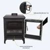 365® Kaminofen Ferrox 55 Panorama Plus 7 kW Gusseisen A+ Produktbild-Vorschau 4