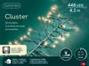 A product image for Lumineo Cluster string lights, showing the lights themselves and marketing information. Produktbild-Vorschau