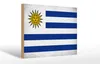 Holzschild Flagge Uruguay 30x20cm Flag of Uruguay Vintage Produktbild-Vorschau 1