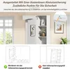 Merax Flurschrank mit Spiegel, Garderobenschrank mit Produktbild-Vorschau 5