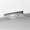 A kitchen range hood mounted under white cabinets. Náhled obrázku produktu