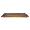 Holztablett Holzbrett Dekoschale Holzschale braun 58x22 cm Produktbild-Vorschau 1