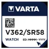 Varta Uhrenbatterie V362 / 1 Stück Produktbild-Vorschau 17