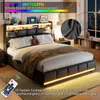 Fortuna Lai čalúnená posteľ 160x200 cm, LED & USB-C, Náhľad obrázku produktu 9