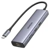 UGREEN USB-C to 2*USB3.0+HDMI+RJ 45+SD&TF +PD port Hub Produktbild-Vorschau 21