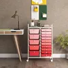 Vozík s 15 stohovatelnými zásuvkami, úložný vozík do Náhled obrázku produktu 7