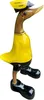 Holzente Fahrradfahrer - Laufente Radfahrer 27-29 cm Ente Produktbild-Vorschau 1