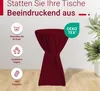 TexDeko Stehtischhussen Premium mit Schleifenband für Produktbild-Vorschau 4