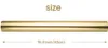 10 m goldmattes Geschenkpapier, 43 cm, einfarbig, Produktbild-Vorschau 2