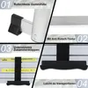 Yakimz teleskopický rebrík výsuvný rebrík skladací rebrík Náhľad obrázku produktu 3