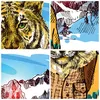 Bilder auf glas - Tiger in den Bergen Kinder Tierwelt - Produktbild-Vorschau 8