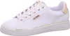A single white Guess sneaker with gold accents is shown against a white background. Produktbild-Vorschau