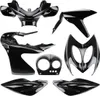 Sada na prefarbenie (8-dielna), čierna, pre Yamaha Aerox 50 Náhľad obrázku produktu 1