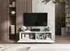 A modern living room with a TV stand, television, and decorative items. Produktbild-Vorschau