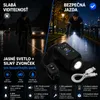 2 v 1 cyklistické svetlo s certifikáciou IPX5 a klaksónom s Náhľad obrázku produktu 3
