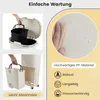 Collage of images showing a trash can and its features, with text overlays. Anteprima dell’immagine prodotto