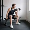 HOMCOM Hexagon Dumbbells, gietijzeren gewichten, handgrepen Productafbeelding-voorbeeld 2