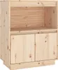 Sideboard 60x34x75 cm Massivholz Kiefer Produktbild-Vorschau 1