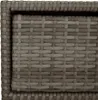 vidaXL Mobile da giardino grigio 55x59x69 cm in poly rattan Anteprima dell’immagine prodotto 13