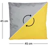 JACK 2er Set Wende Outdoor Kissenhülle Kissenbezug 2-farbig Produktbild-Vorschau 3
