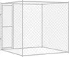 vidaXL Klietka pre psov strieborná 200 x 200 x 200 cm Náhľad obrázku produktu 5