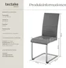 TecTake 402555, 410 mm, 520 mm, 990 mm, 7,25 kg, Grau Produktbild-Vorschau 5