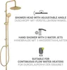 Sistema doccia WENKO Mod. Young Line Gold, doccetta con 3 Anteprima dell’immagine prodotto 3