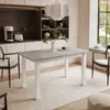 ARTON 140 cm ausziehbarer Tisch Bellato Grau, Beinfarbe - Produktbild-Vorschau 1