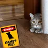 Danger Kampf Maus Metallschild XXL in 28x38 cm mit Maus Produktbild-Vorschau 5