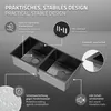 Zlewozmywak dwukomorowy ML-Design z zestawem Podgląd zdjęcia produktu 3