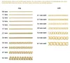 Goldkette Panzerkette Halskette Breite 1,2 mm 45 cm 333 - 8 Produktbild-Vorschau 2