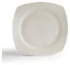 Speiseteller - 28 x 28 cm - Weiß - Bone China - eckig - 8er Produktbild-Vorschau 7